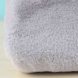 Мех Silk 10 мм тепло-серый уплотненный