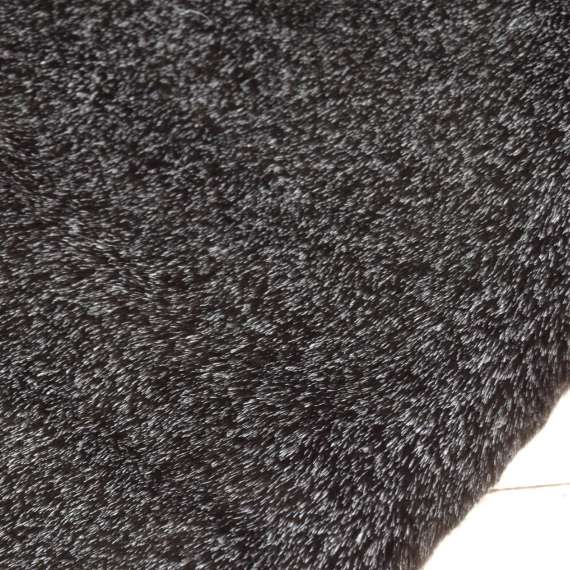 Мех черный двухцветный 13 мм 