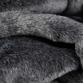 Мех темно-серый двухцветный 13 мм